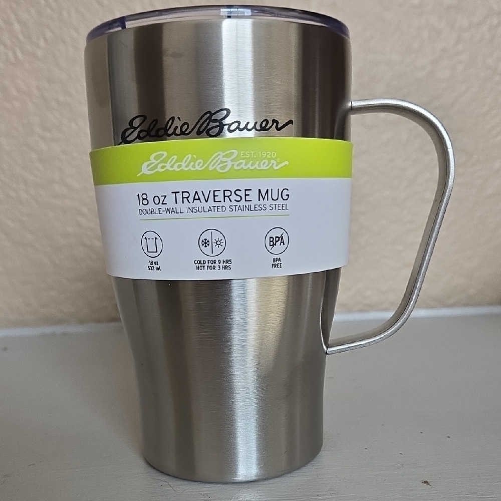 Eddie Bauer Silver Insulated Mug
